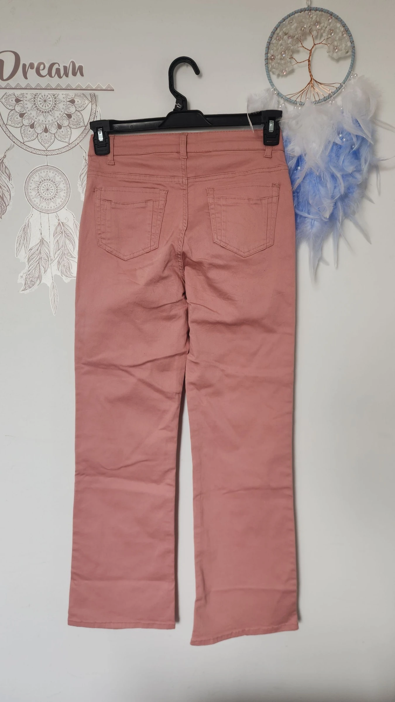 Lichtroze uitlopende jeans bootcut/stretch ●Maat M●🌸 – photo 5